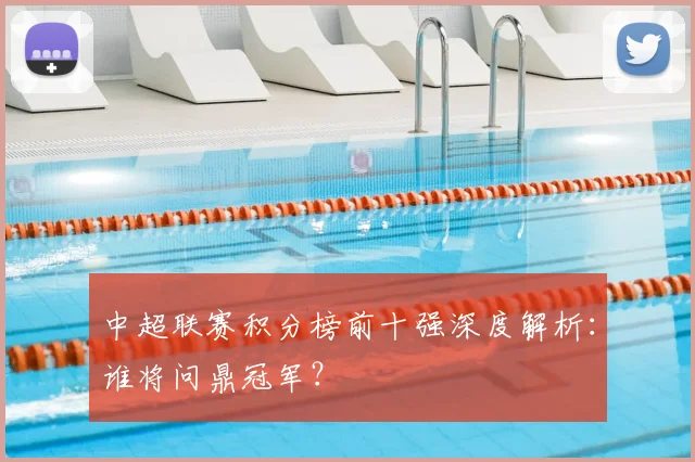 中超联赛积分榜前十强深度解析:谁将问鼎冠军?